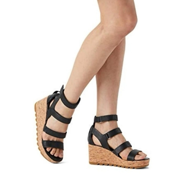 Sorel Women's Cameron Multistrap Wedge Sandals - Picture 1 of 8